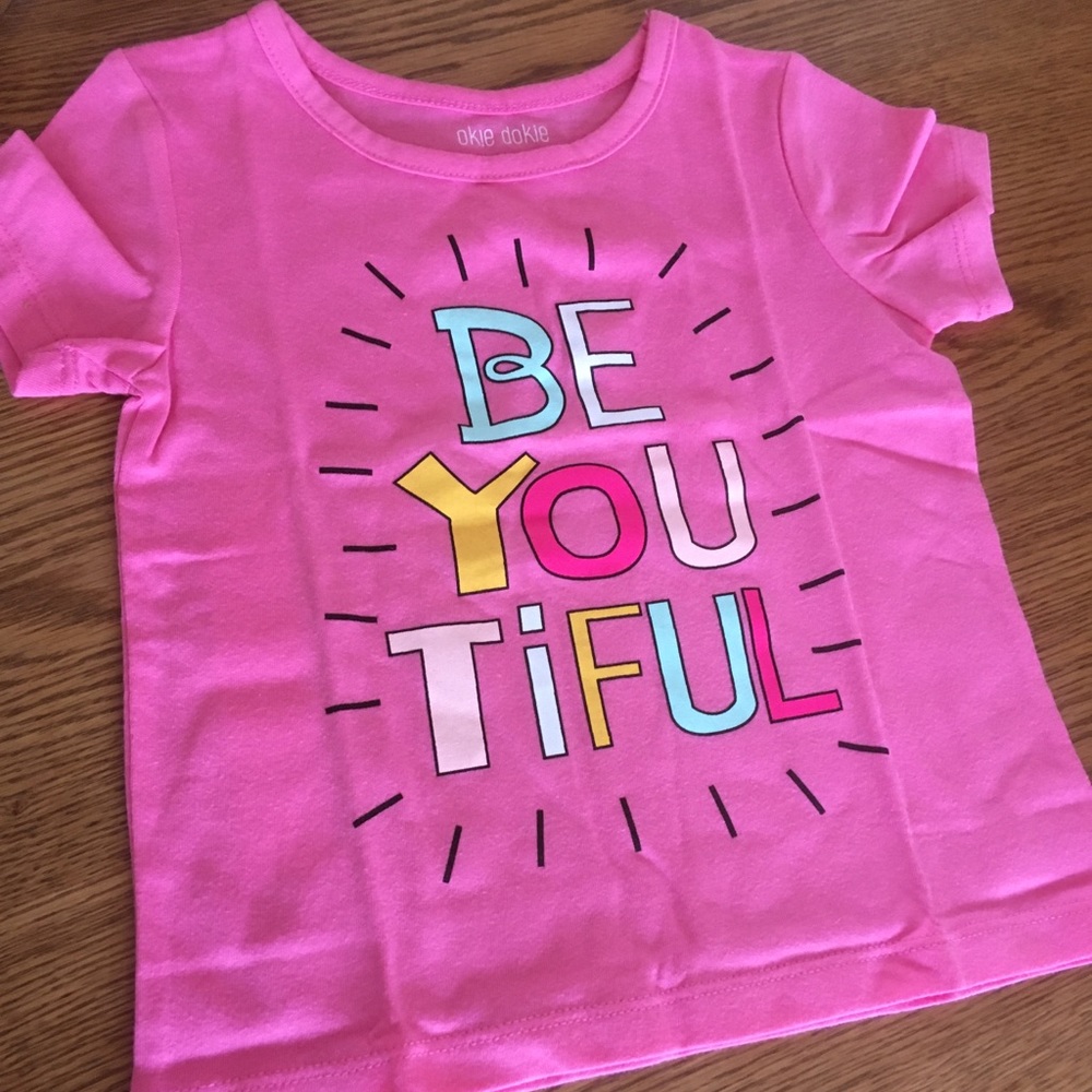 Girls Okie dokie Pink T-shirt 2T